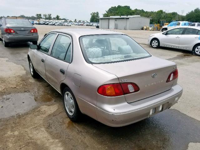 2T1BR12E2XC165321 - 1999 TOYOTA COROLLA VE BEIGE photo 3