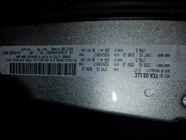 2C4RDGEG4HR690217 - 2017 DODGE GRAND CARA SILVER photo 10