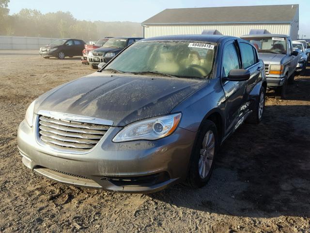 1C3CCBBB2CN198011 - 2012 CHRYSLER 200 TOURIN GRAY photo 2