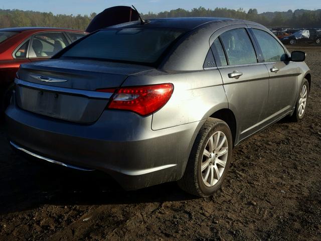 1C3CCBBB2CN198011 - 2012 CHRYSLER 200 TOURIN GRAY photo 4