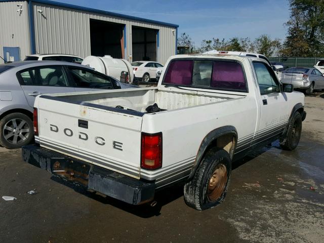 1B7FN64X4JS717481 - 1988 DODGE DAKOTA SPO WHITE photo 4