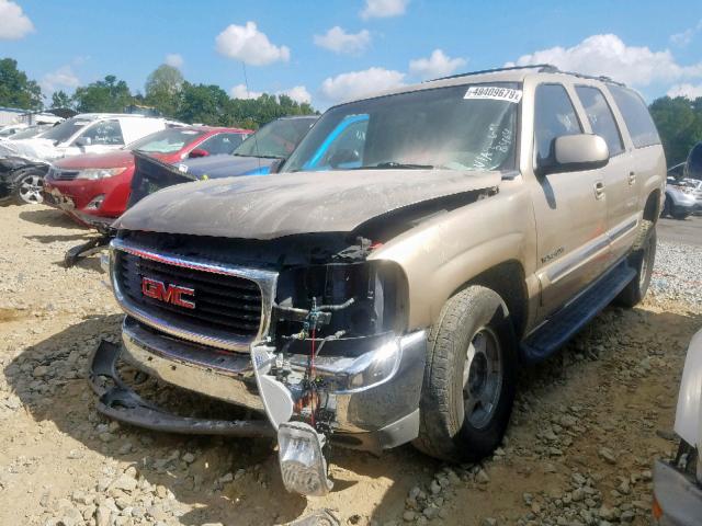 1GKFK16Z75R138464 - 2005 GMC YUKON XL K TAN photo 2