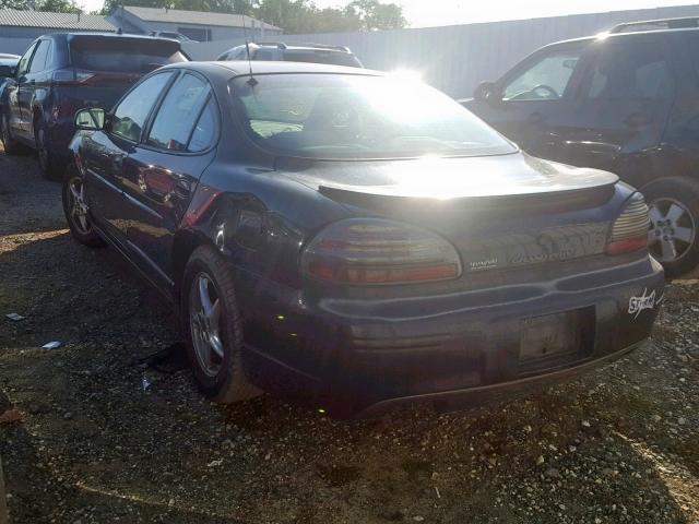 1G2WP52K52F151972 - 2002 PONTIAC GRAND PRIX BLACK photo 3