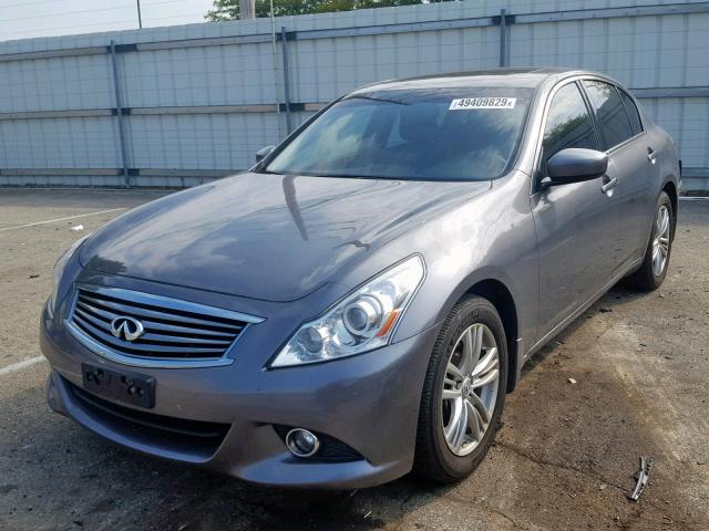 JN1CV6AR4CM682346 - 2012 INFINITI G37 GRAY photo 2