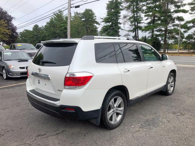 5TDDK3EH8CS143713 - 2012 TOYOTA HIGHLANDER WHITE photo 3