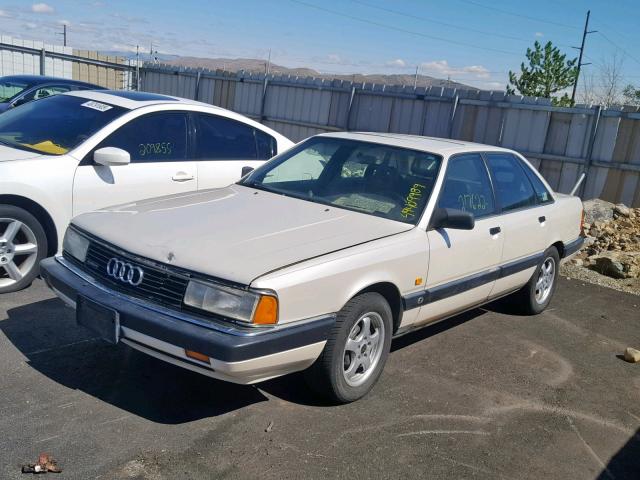 WAUGE5449MN022711 - 1991 AUDI 200 QUATTR WHITE photo 2