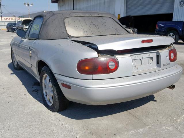 JM1NA3514M0206465 - 1991 MAZDA MX-5 MIATA SILVER photo 3