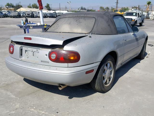 JM1NA3514M0206465 - 1991 MAZDA MX-5 MIATA SILVER photo 4