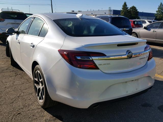 2G4G35EX2G9203427 - 2016 BUICK REGAL SPOR WHITE photo 3