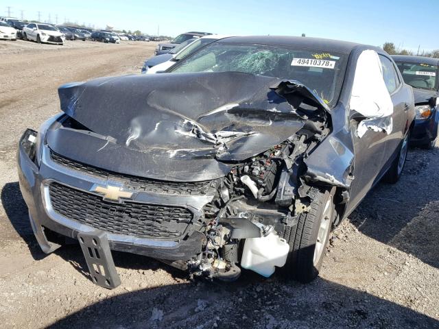 1G11C5SL2EF270909 - 2014 CHEVROLET MALIBU 1LT BLACK photo 2