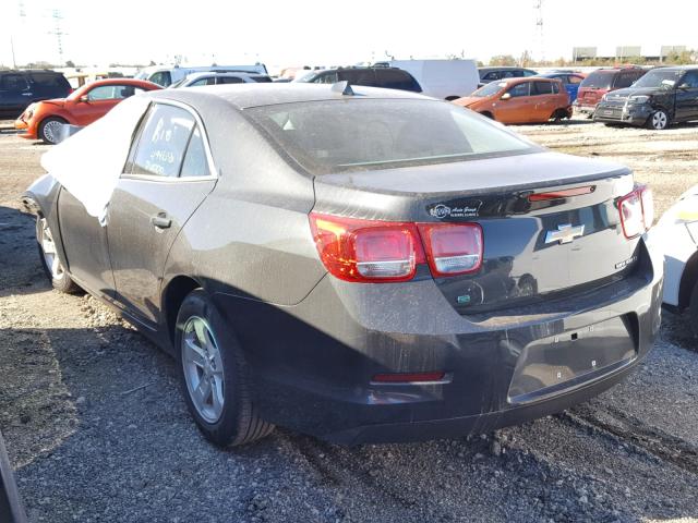 1G11C5SL2EF270909 - 2014 CHEVROLET MALIBU 1LT BLACK photo 3
