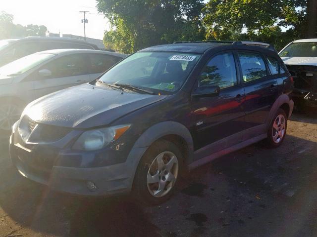 5Y2SM64884Z460119 - 2004 PONTIAC VIBE BLUE photo 2