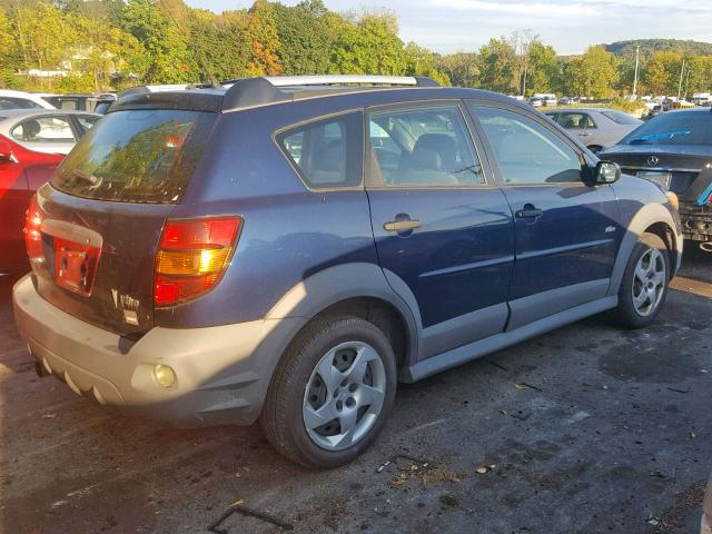 5Y2SM64884Z460119 - 2004 PONTIAC VIBE BLUE photo 4