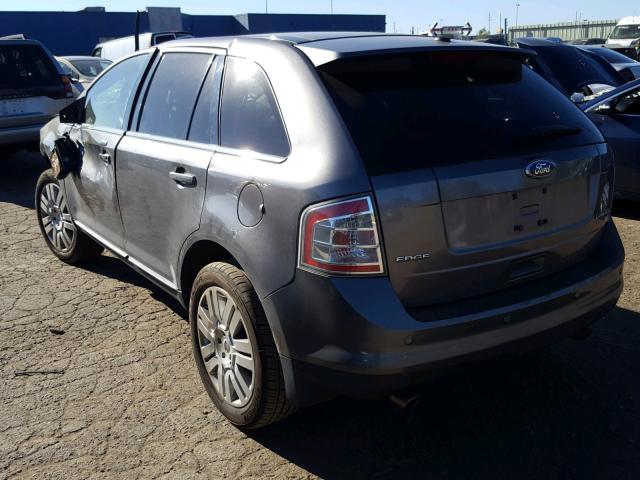 2FMDK4KC7ABB37992 - 2010 FORD EDGE LIMIT GRAY photo 3