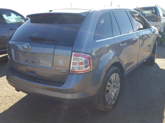 2FMDK4KC7ABB37992 - 2010 FORD EDGE LIMIT GRAY photo 4