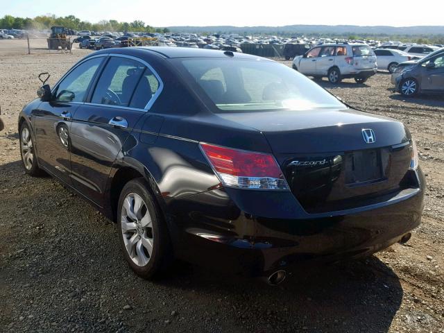 1HGCP3F84AA008767 - 2010 HONDA ACCORD EXL BLACK photo 3