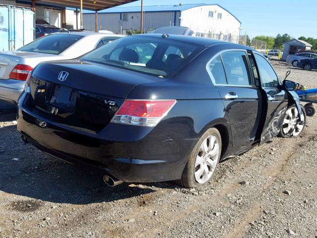 1HGCP3F84AA008767 - 2010 HONDA ACCORD EXL BLACK photo 4