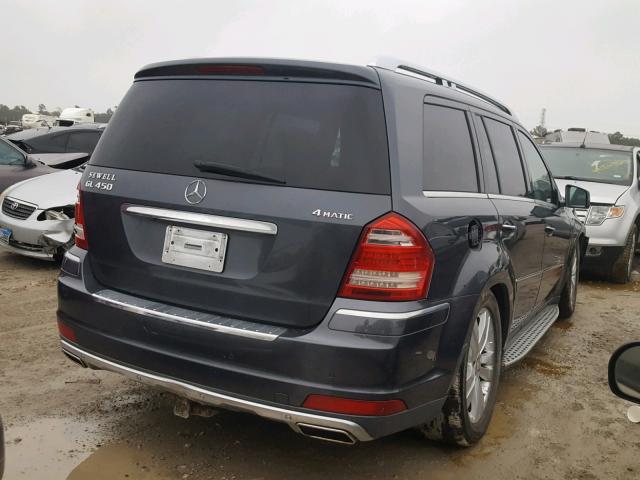 4JGBF7BE1BA740173 - 2011 MERCEDES-BENZ GL 450 4MA SILVER photo 4