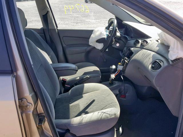 1FAFP33P63W186523 - 2003 FORD FOCUS LX TAN photo 5