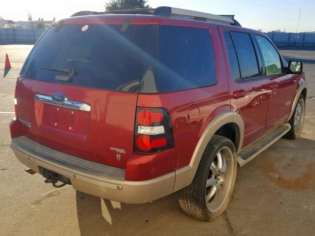 1FMEU748X6UA94940 - 2006 FORD EXPLORER E RED photo 4