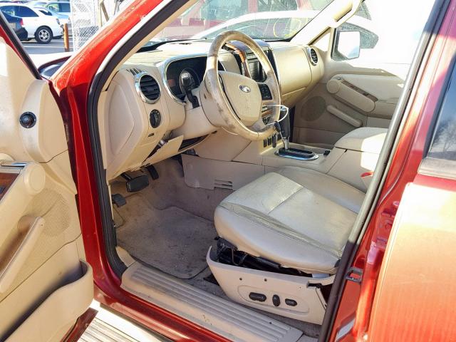 1FMEU748X6UA94940 - 2006 FORD EXPLORER E RED photo 9