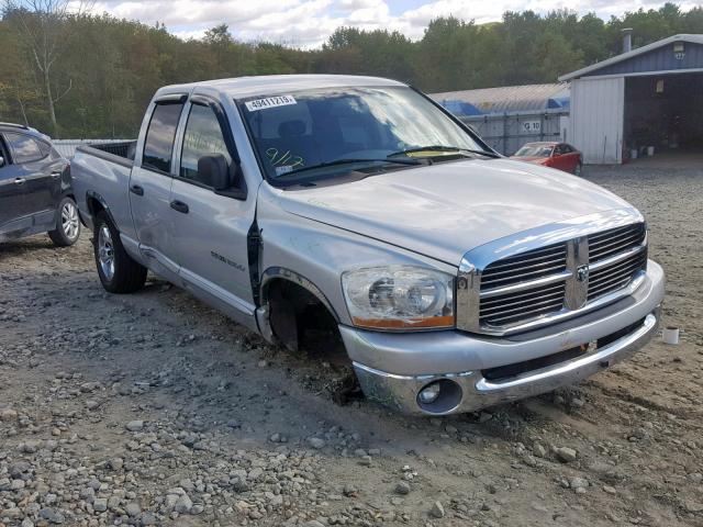 1D7HU18296S577907 - 2006 DODGE RAM 1500 S GRAY photo 1