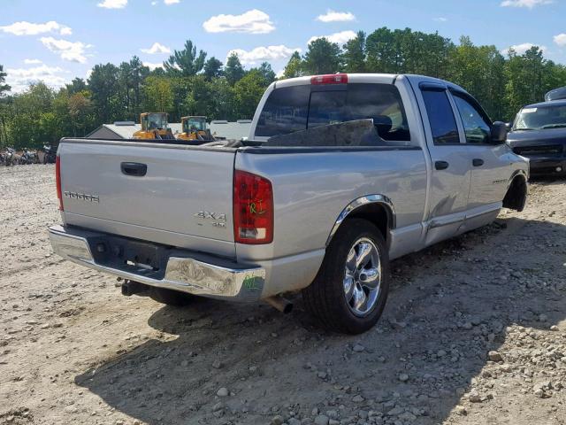 1D7HU18296S577907 - 2006 DODGE RAM 1500 S GRAY photo 4