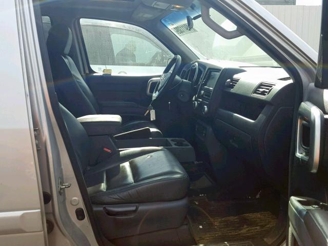 2HJYK16527H518120 - 2007 HONDA RIDGELINE SILVER photo 5