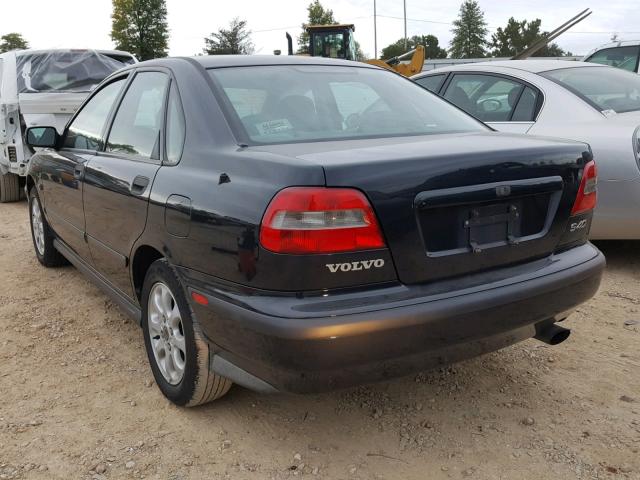 YV1VS2558YF512527 - 2000 VOLVO S40 BLACK photo 3