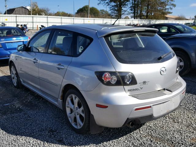 JM1BK144071709473 - 2007 MAZDA 3 HATCHBAC SILVER photo 3