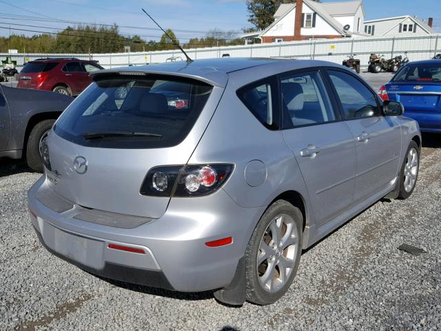 JM1BK144071709473 - 2007 MAZDA 3 HATCHBAC SILVER photo 4