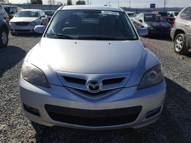 JM1BK144071709473 - 2007 MAZDA 3 HATCHBAC SILVER photo 9