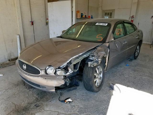 2G4WD582271113833 - 2007 BUICK LACROSSE C BEIGE photo 2