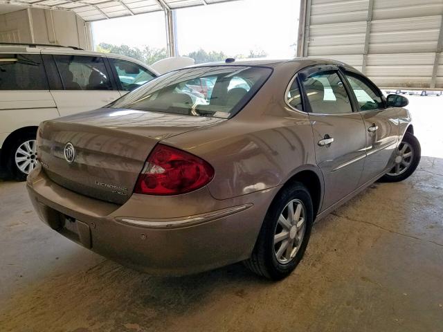 2G4WD582271113833 - 2007 BUICK LACROSSE C BEIGE photo 4