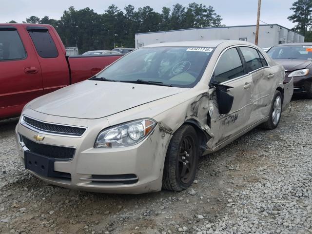 1G1ZG57B194124168 - 2009 CHEVROLET MALIBU LS GOLD photo 2