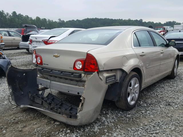 1G1ZG57B194124168 - 2009 CHEVROLET MALIBU LS GOLD photo 4