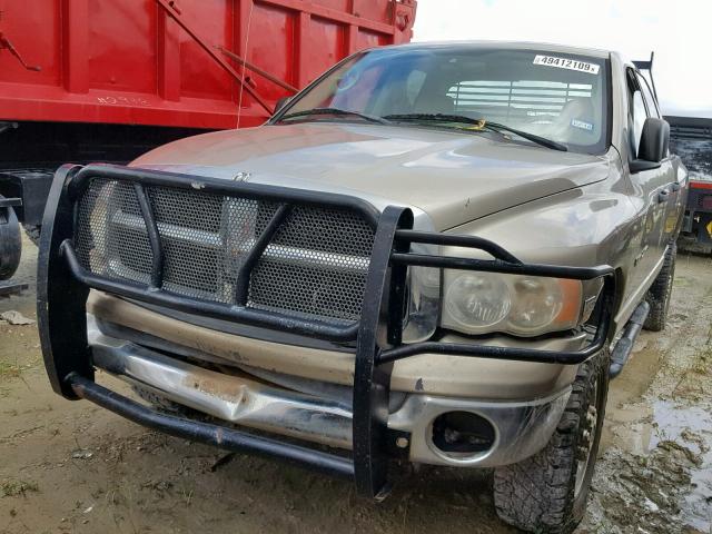 3D7KS28D65G780164 - 2005 DODGE RAM 2500 S ბეჟი ფოტო 2