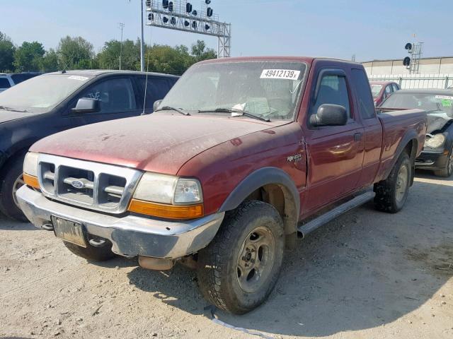 1FTZR15X7XTA36480 - 1999 FORD RANGER SUP RED photo 2