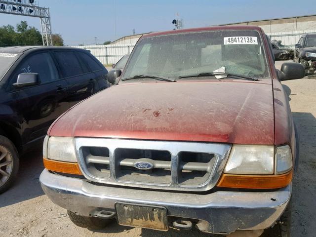 1FTZR15X7XTA36480 - 1999 FORD RANGER SUP RED photo 9