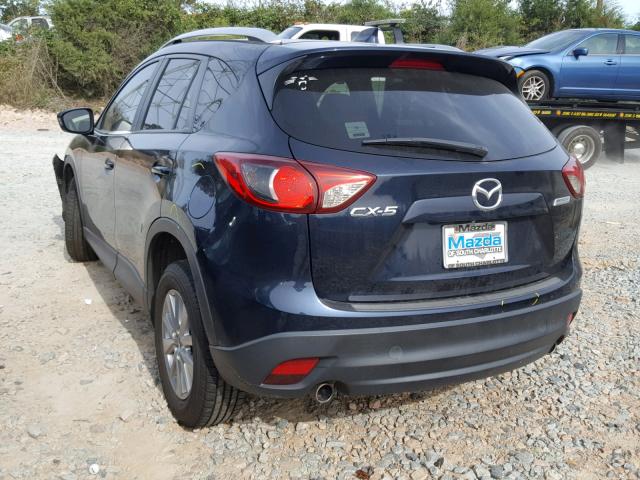 JM3KE2CYXF0434109 - 2015 MAZDA CX-5 TOURI BLUE photo 3