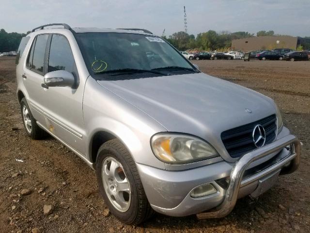 4JGAB57E63A417159 - 2003 MERCEDES-BENZ ML 350 SILVER photo 1