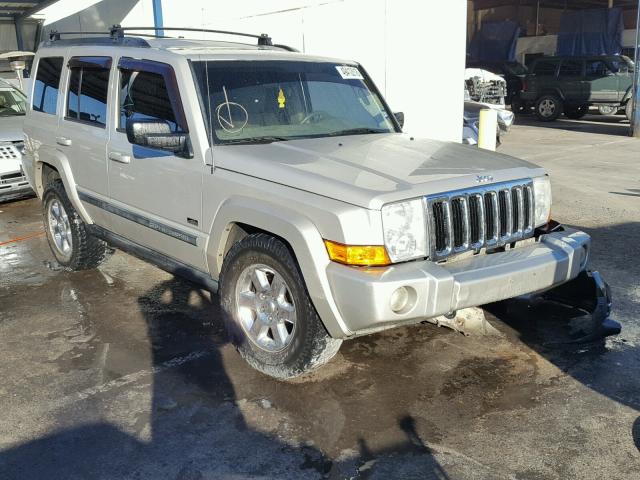 1J8HG48K27C670758 - 2007 JEEP COMMANDER SILVER photo 1