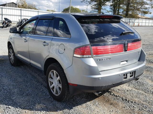 2LMDU88C87BJ22939 - 2007 LINCOLN MKX GRAY photo 3