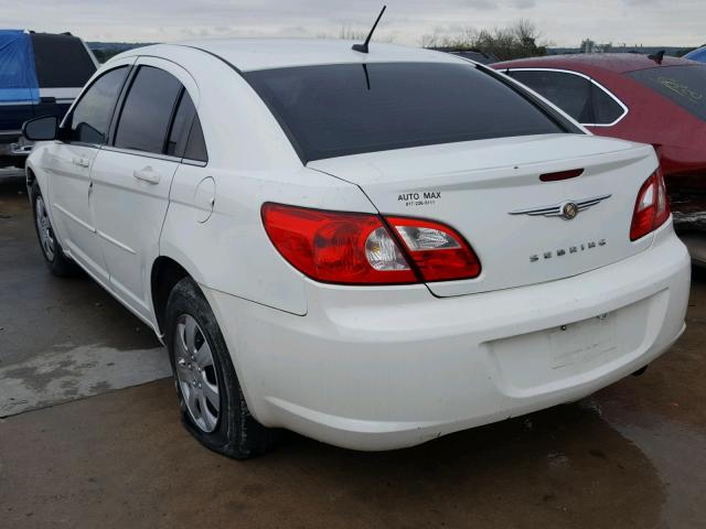 1C3LC46K28N165605 - 2008 CHRYSLER SEBRING LX WHITE photo 3