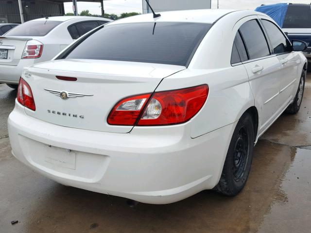 1C3LC46K28N165605 - 2008 CHRYSLER SEBRING LX WHITE photo 4