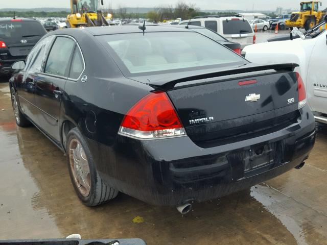 2G1WD58C369297489 - 2006 CHEVROLET IMPALA SUP შავი ფოტო 3