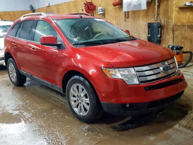 2FMDK4JC2ABA05627 - 2010 FORD EDGE SEL RED photo 1