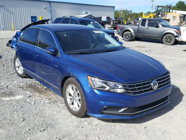 1VWAT7A37HC067232 - 2017 VOLKSWAGEN PASSAT S BLUE photo 1