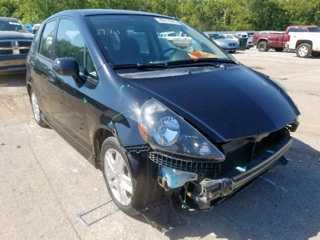 JHMGD38687S048047 - 2007 HONDA FIT S 黑色 照片 1