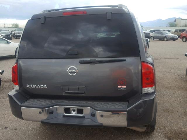 5N1AA08A55N707390 - 2005 NISSAN ARMADA SE CHARCOAL photo 4